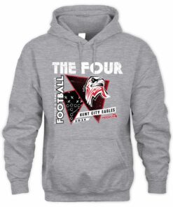Official 2025 MHSAA Football D6 The Four Kent City Eagles Hoodie