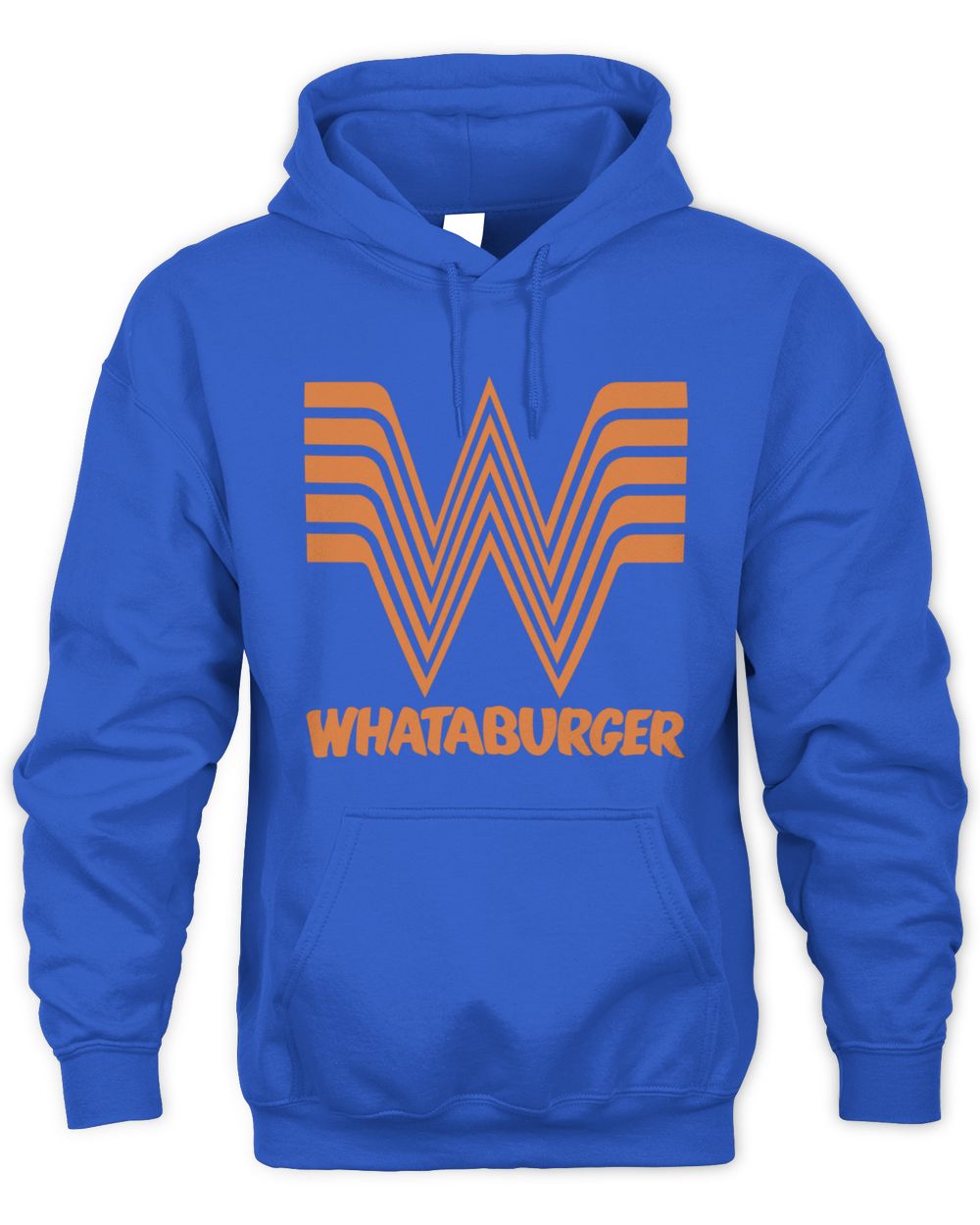 Whataburger Merch Royal Blue Lockup Hoodie