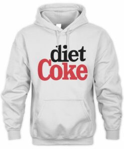 Diet Coke Merch Diet Coke Logo Grey Hoodie