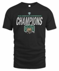 2025 MAC Football Champions Ohio Bobcats Fan Tee