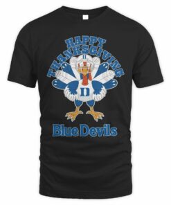 Duke Blue Devils Happy Thanksgiving Turkey T-Shirt