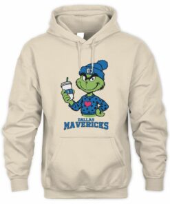 Dallas Mavericks Grinch Christmas Coffee Heart Basketball Holiday Hoodie