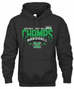 Marshall Thundering Herd 2025 Sun Belt Champs SBC Graphic Hoodie