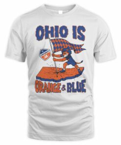 FC Cincinnati Ohio Is Orange & Blue Mascot Graphic Tee