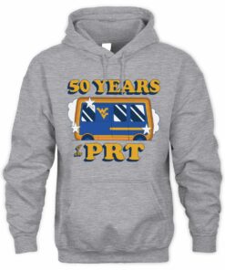 West Virginia 50 Years of the PRT Transit Anniversary Hoodie
