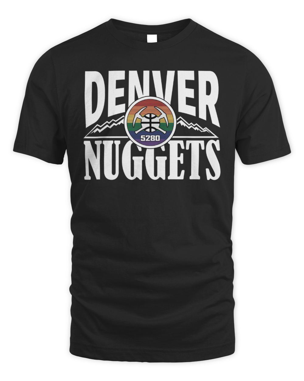 Denver Nuggets City Edition 2025 Rainbow 5280 Tee