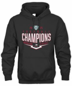 Northern Illinois Huskies 2025 MAC Football Champions Logo Graphic Hoodie