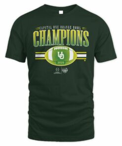 Oregon Football CFP Orange Bowl Champions T Shirt