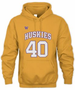 Washington Huskies Christian Welp 40 Sweatshirt Hoodie