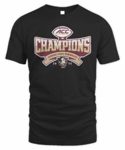 Florida State Seminoles 2025 ACC College Football Champion Team T-Shirt