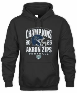 Champions 2025 Akron Zips Helmet Mid-American Conference Hoodie