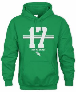 North Texas Mean Green 17 Stripe Team Player Graphic Hoodie