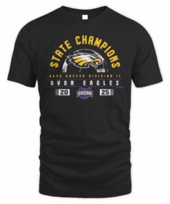OHSAA State Champions 2025 Avon Eagles Boys Soccer T-Shirt