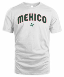 Mexico Baseball White 2026 World Baseball T-Shirt