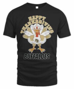 Colorado Buffaloes Happy Thanksgiving Turkey T-Shirt