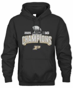 2025 Big Ten Football Champions Purdue Boilermakers College Event Hoodie
