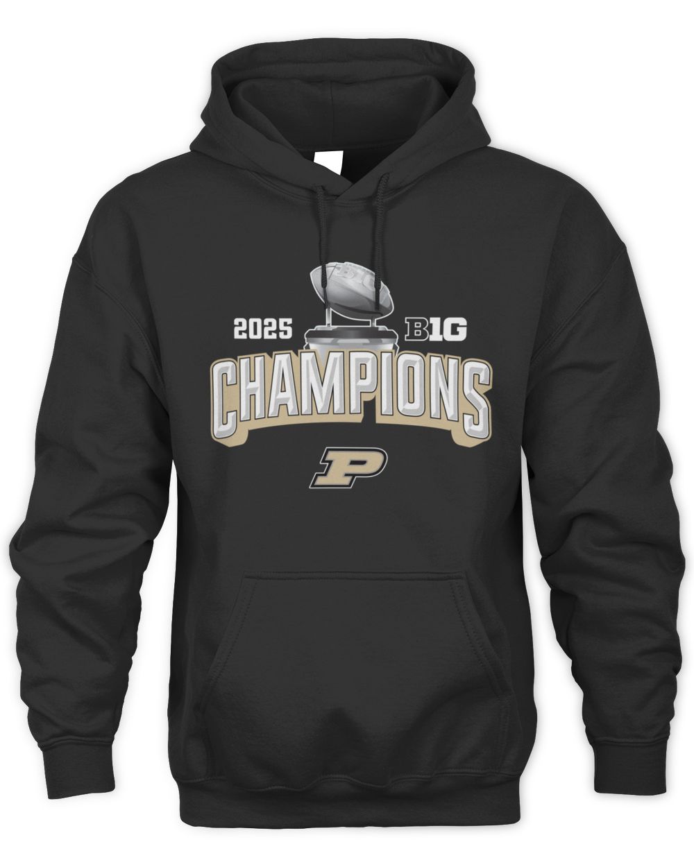 2025 Big Ten Football Champions Purdue Boilermakers College Event Hoodie