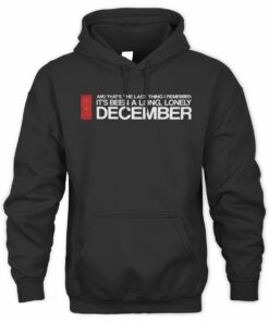 Neck Deep Merch December Tee Black Hoodie