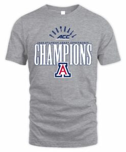 2025 Atlantic Coast Conference Football Champions Arizona Wildcats Tee