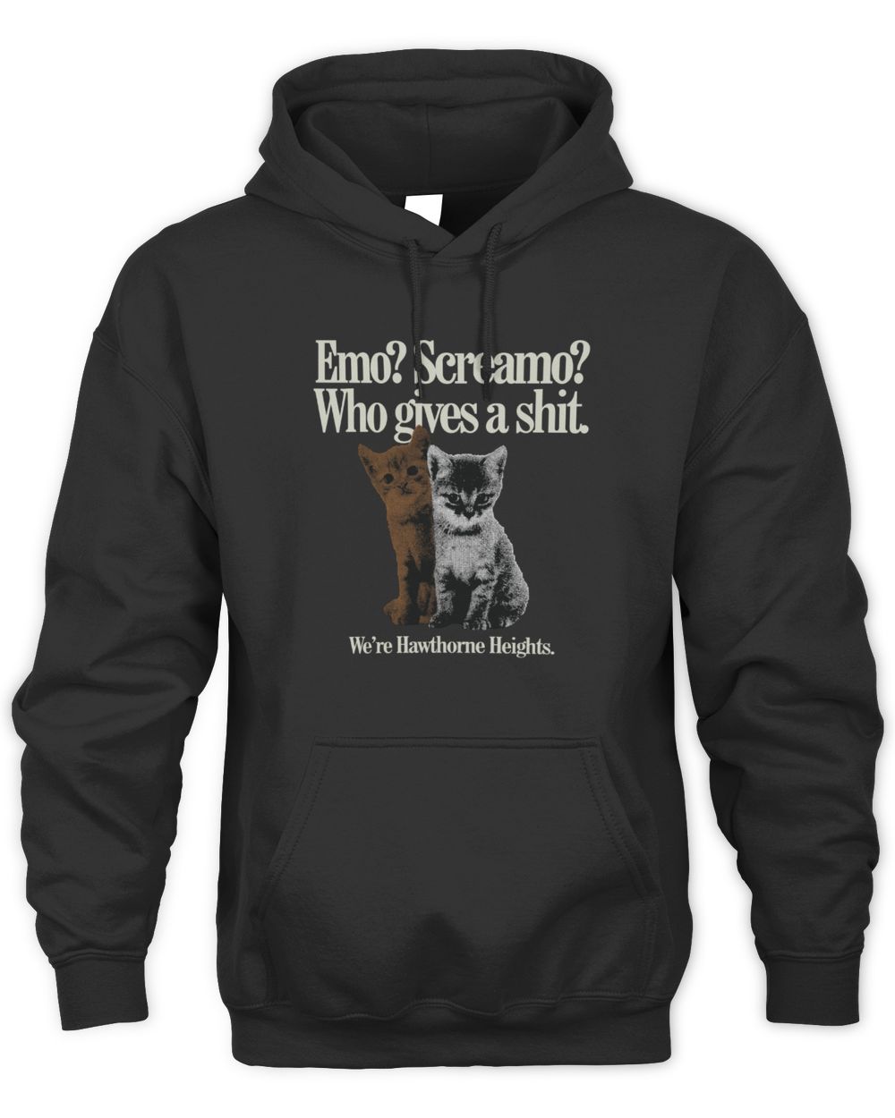 Hawthorne Heights Merch Hawthorne Heights Emo Screamo Black Hoodie