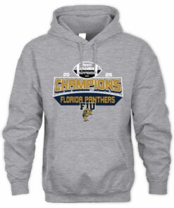 Florida International Panthers Champions 2025 C-USA College Football Hoodie