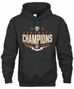 Bowling Green Falcons 2025 MAC Football Champions Logo Graphic Hoodie