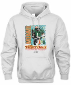 2026 Vrbo Fiesta Bowl Shop Miami Hurricanes CFP Semifinal Breakaway Blur Official Hoodie