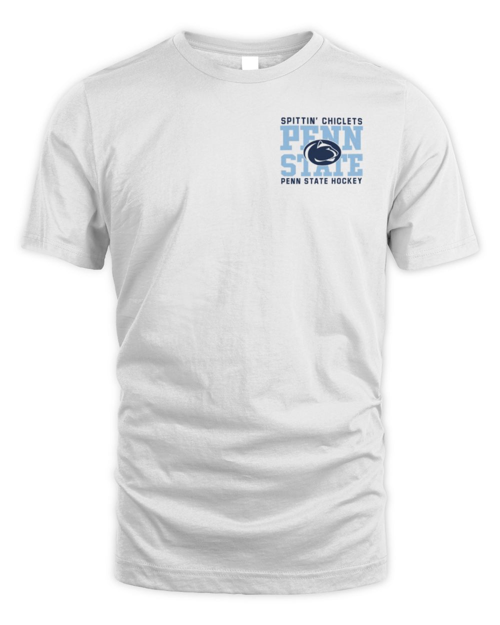 Penn State Hockey x Spittin Chiclets We Are Official White T Shirt
