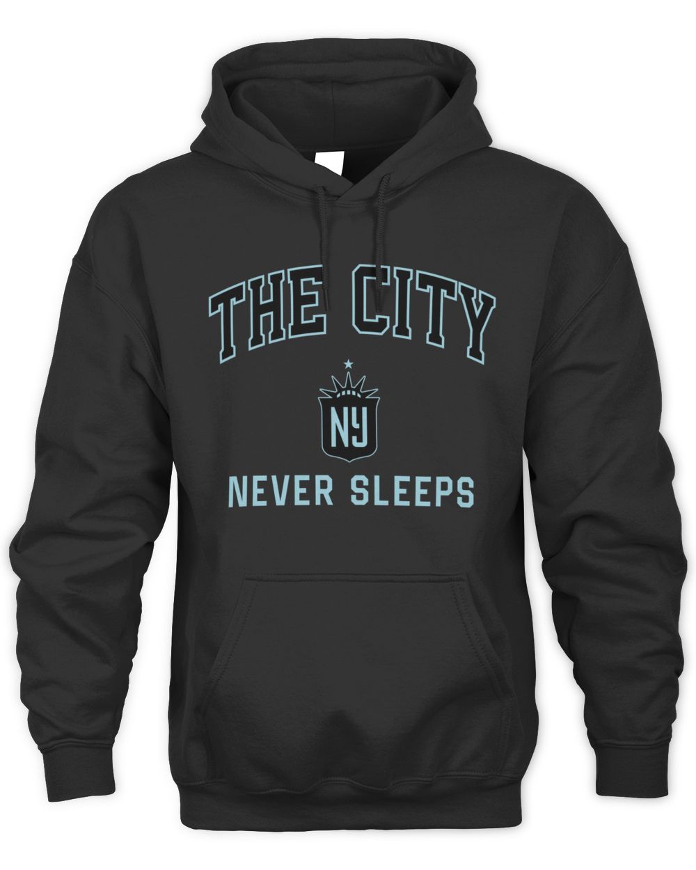 The City Never Sleeps Gotham FC Urban Soccer Graphic Hoodie