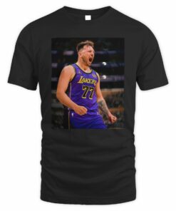 NBA Shop Luka Dončić Los Angeles Lakers Game Frames T-Shirt Black