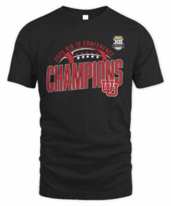 Utah Utes 2025 Big 12 Football Champions Locker Room T-Shirt