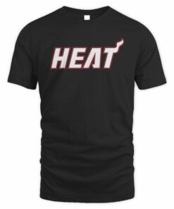 NBA Shop Miami Heat Primary Wordmark T-Shirt Black