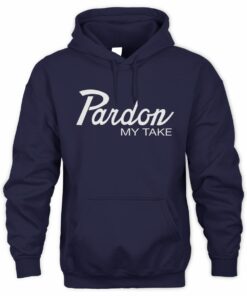 Pardon My Take Merch Pardon My Take Script Logo Hoodie