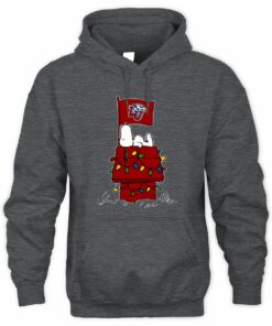 Liberty Flames Snoopy House Christmas Lights Hoodie