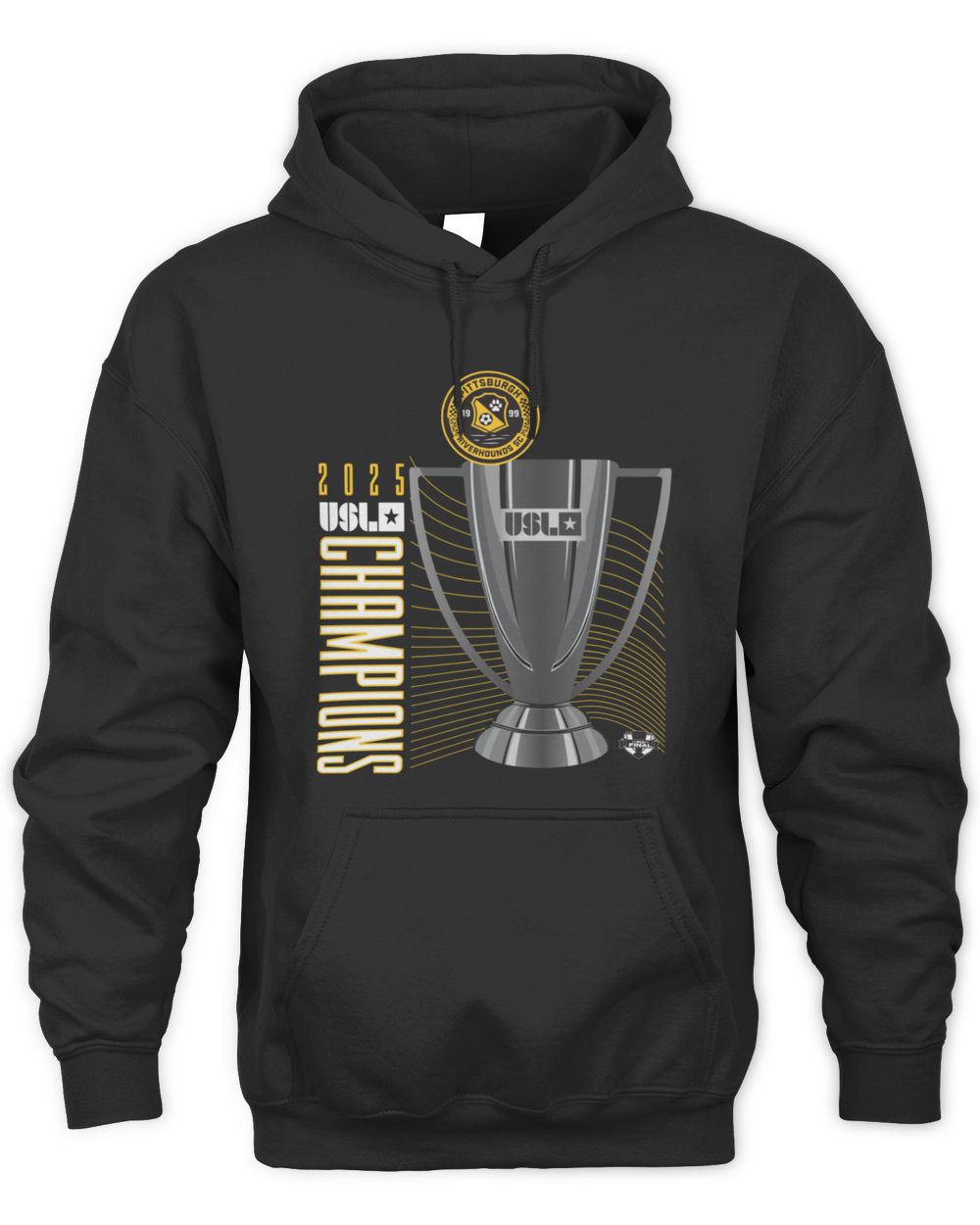 Riverhounds USL Champions 2025 Soccer Winner Collector Hoodie