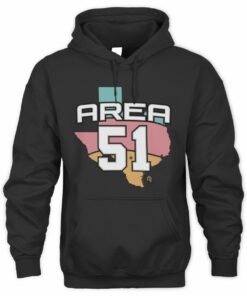 Texas Area 51 Secret Alien Base Graphic Hoodie