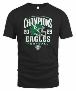 Eastern Michigan Eagles Helmet 2025 MAC Football Champions T-Shirt