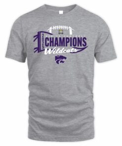 2025 Big 12 Kansas State Wildcats Conference Football Champions Official Locker Room Tee