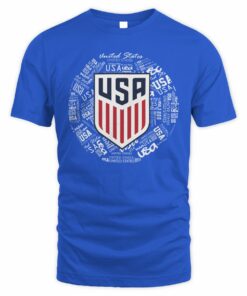 US Soccer Team Shield Logo Graphic Shirt