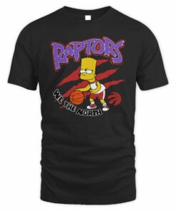 Bart Simpson Toronto Raptors We The North Basketball NBA T-Shirt