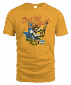 Charley Crockett Official Store Gold Bluebonnet T-Shirt