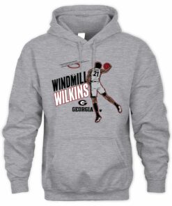 Official Georgia Bulldogs Windmill Wilkins Basketball Hoodie