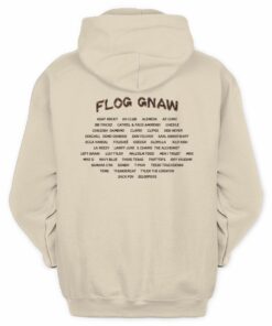 Camp Flog Gnaw Merch Sasquatch Xing Cream Hoodie
