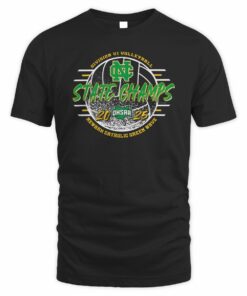 Newark Catholic Green Wave Volleyball Division VI State Champions 2025 Shirt