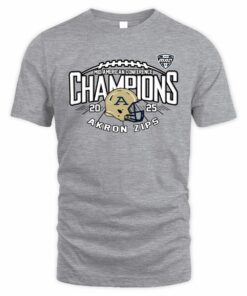 Akron Zips 2025 Mid-American Conference Champions Tee Shirt