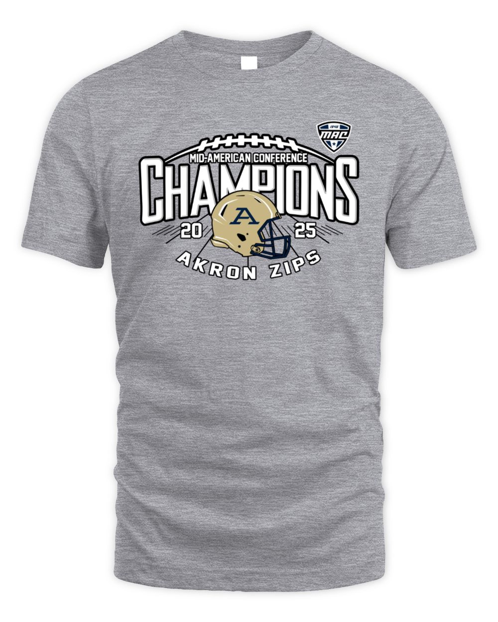 Akron Zips 2025 Mid-American Conference Champions Tee Shirt