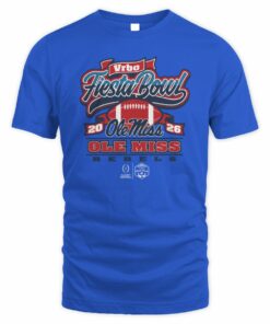 2026 Vrbo Fiesta Bowl Shop Ole Miss Rebels CFP Semifinal Scripted Long Sleeve T-Shirt