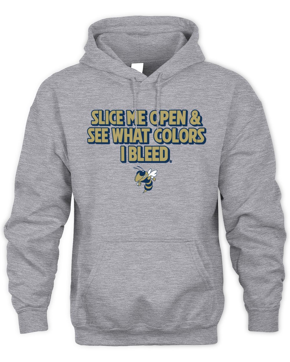 Georgia Tech Yellow Jackets See What Colors I Bleed Sweatshirt Hoodie