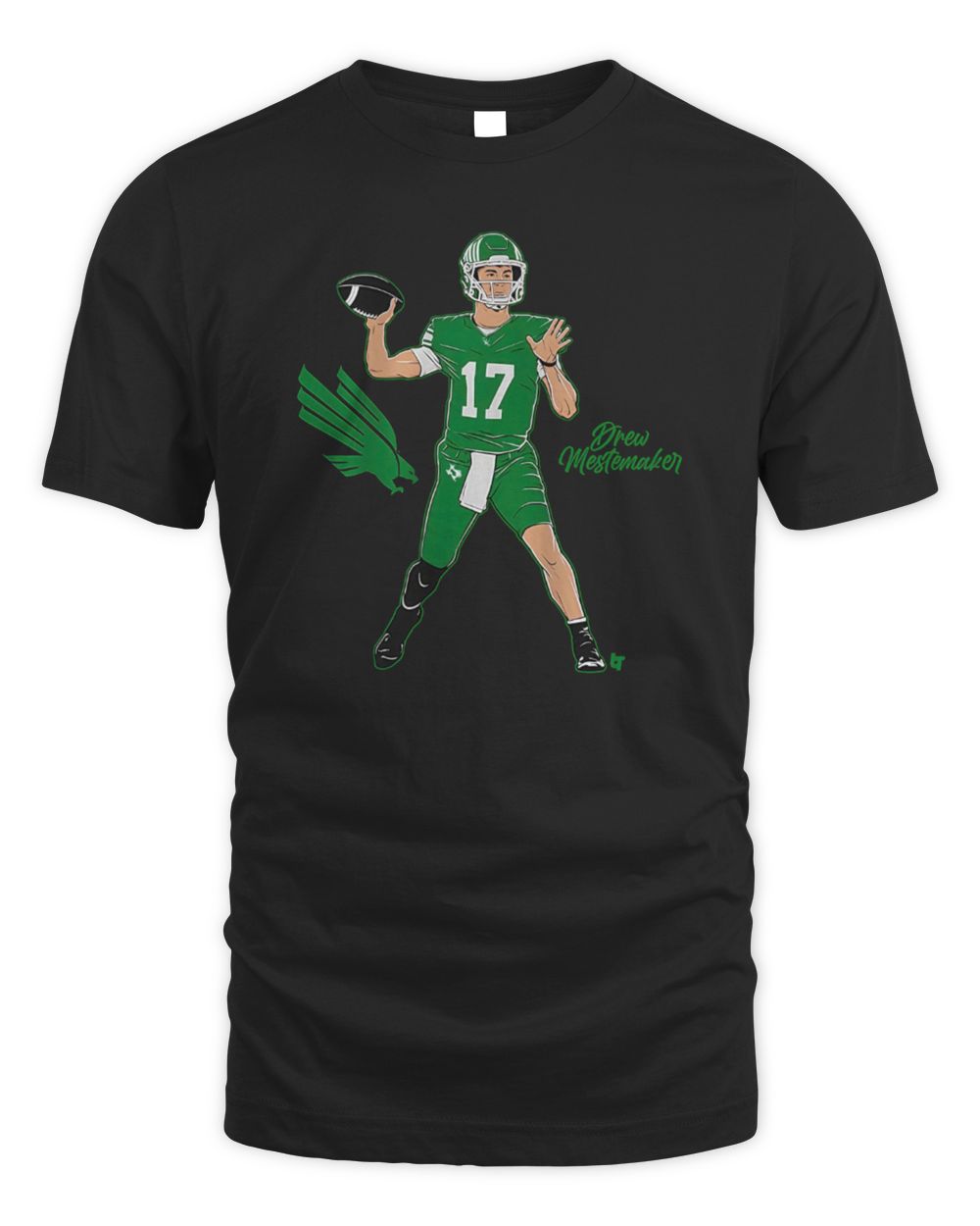 North Texas Football Drew Mestemaker Superstar Pose T-Shirt