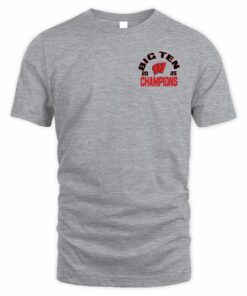 Wisconsin Badgers 2025 Big Ten Football Conference Champions T-Shirt
